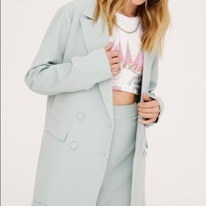 Boxy Oversized Button Up Blazer